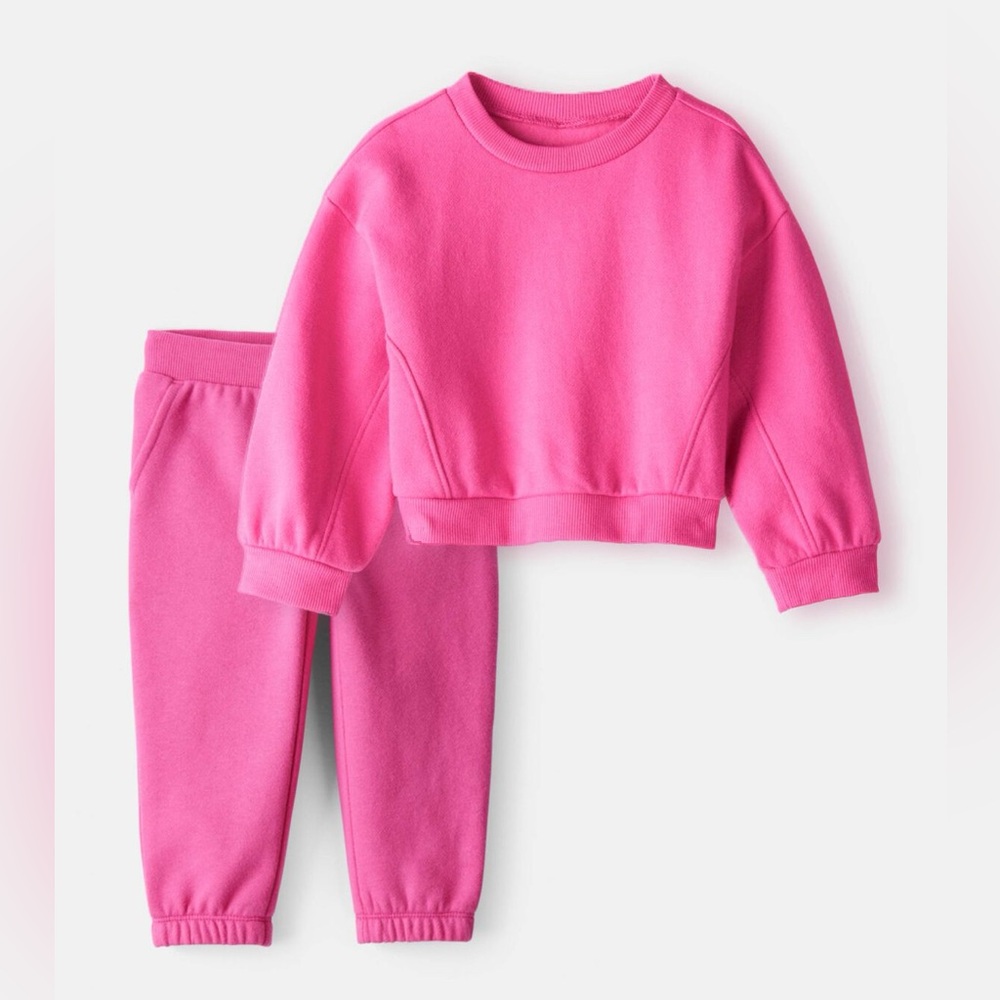 603 carters toddler girl two piece day dream fleece pullover sweatshirt set